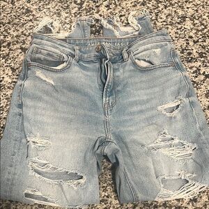 American Eagle Ripped Denim Shorts